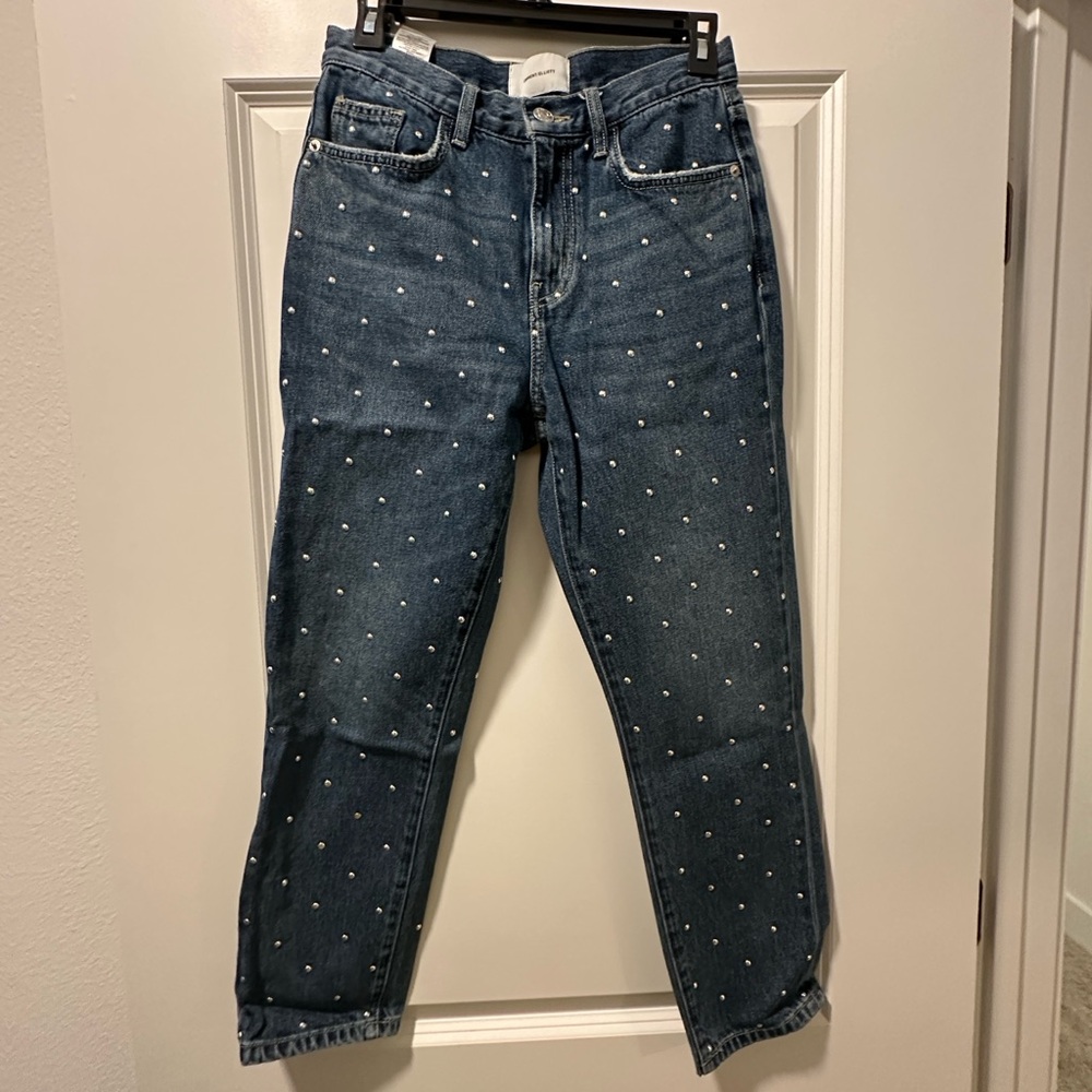 Current/Elliott studded jeans